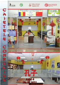Caietele Confucius – anul 2021 – Nr. 9